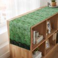 thumbnail image 6 of Table Runners 72 Inches Long Dress Scarves, Green Geometric Farmhouse Kitchen Table Runner, Coffee Tablerunners, Ombre Modern Abstract Art 14x72 Inch, 6 of 9