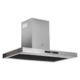 thumbnail image 1 of Campana para cocina de pared Tipo T 90 cm Acero Inoxidable, 3 Velocidades, Dos filtro de malla y dos filtros de carbón activado, Extrae y purifica, Control por gestos y panel digita AVERA CEV90G, 1 of 10