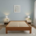thumbnail image 1 of Base de cama mdf Matrimonial barniz tipo madera Reinicia 21 Muebles, 1 of 7