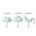thumbnail image 4 of Adhesive Wall Hook Strong Load-Bearing No-Drill Removable Cute Design 3 Pack Kitchen Bathroom Hanging, 4 of 7