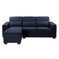 thumbnail image 1 of Sofá Love Chaise Izquierdo en L Eros 3 Plazas Azul para Sala, 1 of 8