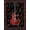 Red Black Multi, Pattern 1, variant on ODIKA 8'x10' Washable Area Rug Guitar Music Musical Instrument Cherry Scattered Notes Record for Living Room, Under Sectional, Family , Durable, Non-Slip