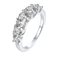 thumbnail image 3 of Anillo de banda de circón para mujer, elegante joyería decorativa con estilo para San Valentín 7, 3 of 9
