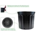 thumbnail image 4 of 3 Gal. Plastic Nursery Pots (11.36 Liters) 10-Pack 3 Gallon, Black 10 Pack, 4 of 7