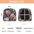 thumbnail image 3 of Pioneer Flower Seat Covers for Dining Room Chairs Set Of 4,Stretch Printed Washable Chair Seat Cover with Elastic Ties and Button,Removable Waterproof Couch Cushion Covers, 3 of 6