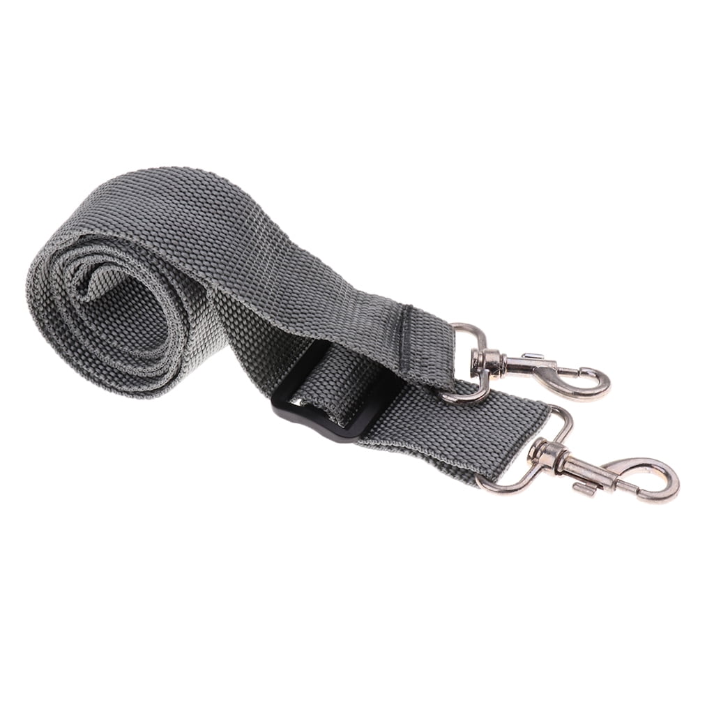 Durable DIY Nylon Snare Drum Strap Belt Gray Bass Drum Neck Strap with