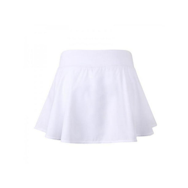 Fymall Women Ruffle Quick Dry Workout Tennis Short Skirt Built in ...
