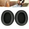 thumbnail image 4 of Almohadillas para auriculares almohadillas negras transpirables para auriculares que mejoran el bloqueo del ruido de graves para HPAEC840, 4 of 8