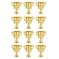 thumbnail image 3 of 12x copas de trofeos, exhibición de trofeos, soporte para postres, contenedores de dulces, tarros de almacenamiento para competición deportiva, boda, Oro, 3 of 8