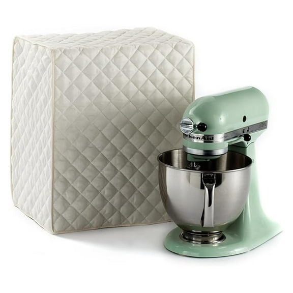 Mixer Cover Dust Protection - Keepsakes Appliance Cover Washable Stain Resistant - Cream Kitchen Appliance Cover 14W x 9D x 14H