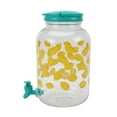 thumbnail image 4 of Mainstays Lemon Acrylic Beverage Dispenser, 4.54 L, 1 Pack, Blue, 4 of 8