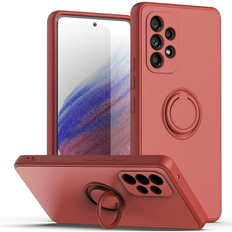 Simple Fashion Soft Silicone Back Ring Phone case Holder car