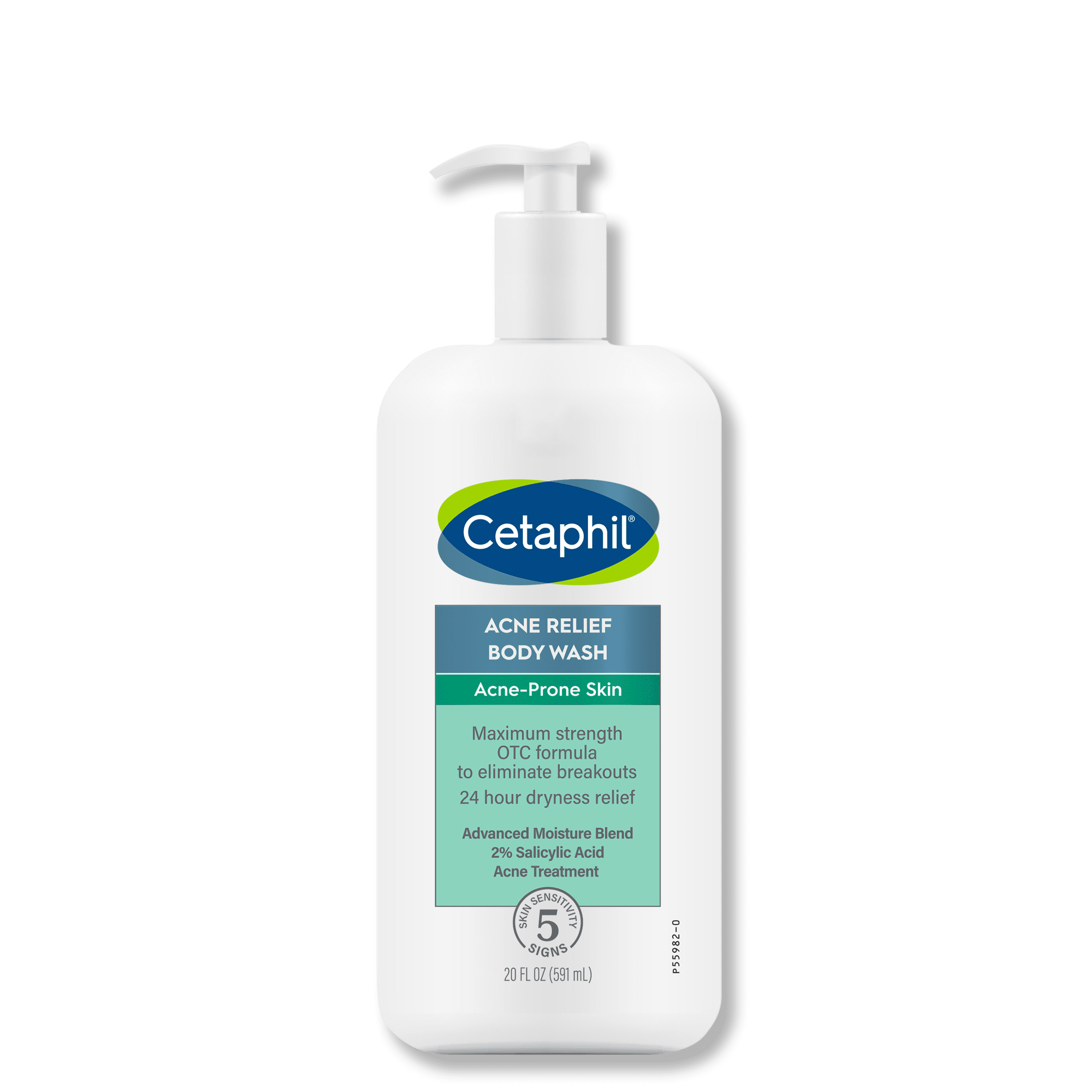 Acne Relief Body Wash with 2% Salicylic to Eliminate Breakouts, 20 oz - Walmart.com