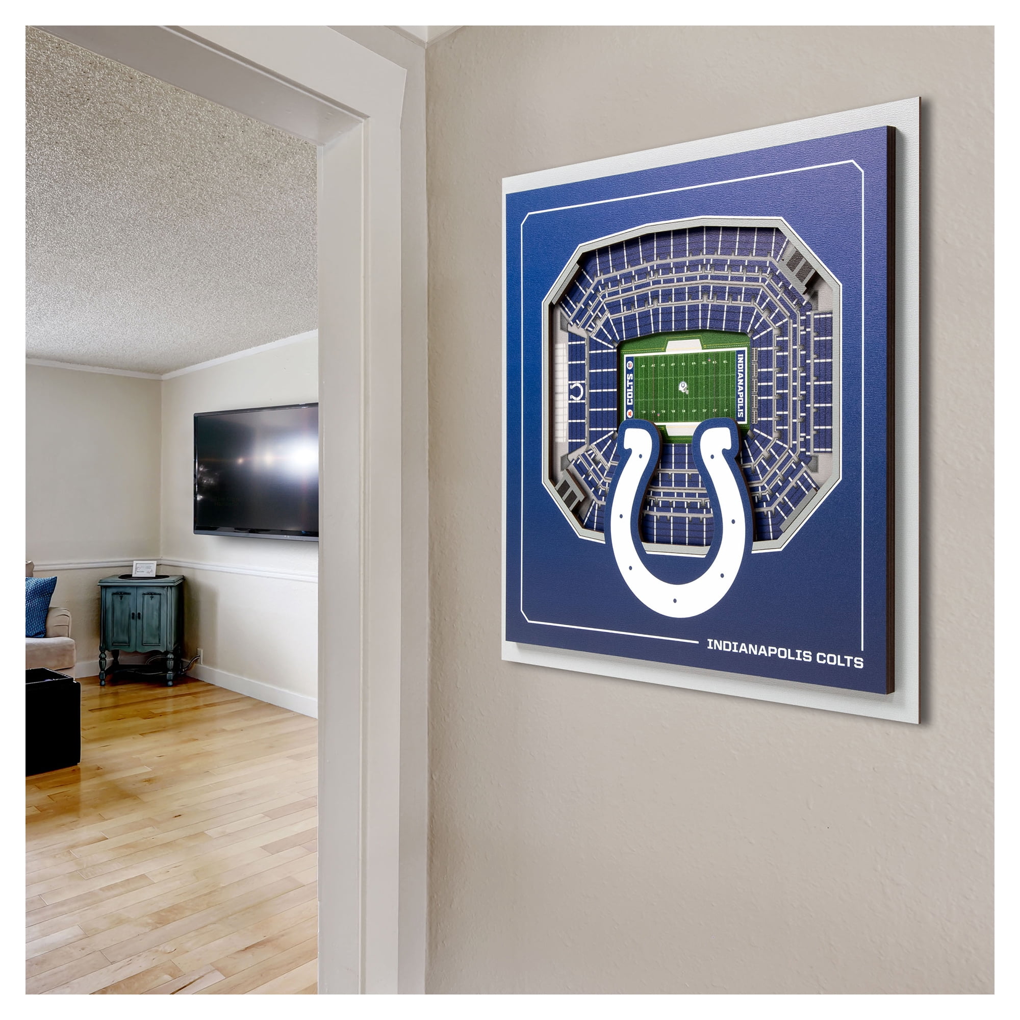 IDNA Indianapolis Colts 12" x 12" Stadium Series 3D Wall Art