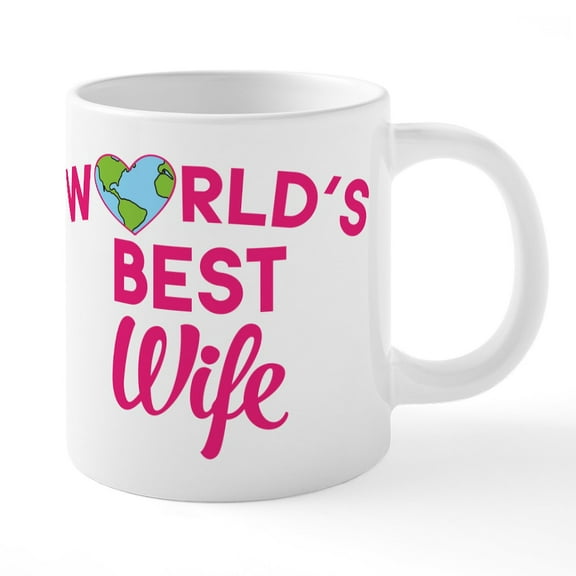 CafePress - World's Best Wife - 20 Oz White Ceramic Mega Mug