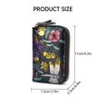 thumbnail image 7 of MFFOR RFID Credit Card Holder for Women Men Leather Fashion Card Case Wallet , Golden Rose, 7 of 7
