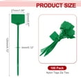 thumbnail image 2 of Uxcell 100Pcs Waterproof Shipping Tags 4.72"x0.12" Nylon Writable Hanging Tags Self Locking Labels Zip Tie Wraps for Indoor and Outdoor, Green, 2 of 5