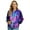 Fantasy Butterfly Galaxy, variant on COEQINE Women's Bomber Jacket Zip Up Long Sleeve Varsity Shackets Lightweight Coat with Pockets, Stand Collar Loose Fit Casual Jacket Fall Winter Outfits, Small, Blue Sea Turtle Hibiscus