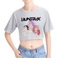 thumbnail image 3 of Pop cazadora para niña Round-Neck Printed Anime Trio Poster T Shirt （Pink）, 3 of 3