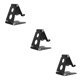 thumbnail image 3 of sweethay Soporte para teléfono Tableta de escritorio Soporte plegable Soporte para teléfono móvil de aleación de aluminio antideslizante, negro Type1 NO1, 3 of 6