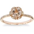 thumbnail image 1 of 7/8Carat Morganite & Diamond Engagement Ring 14K Rose Gold, 1 of 3