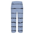 thumbnail image 4 of Wavsuf Sweatsuits 2pcs Sets Mens Jogger Set Long Tight Stripe Shirt Sweatshirt and Sweatpants Blue Size 4XL, 4 of 7