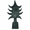 A, variant on Delia Deetz Sculpture, Macabre Abstract Branching Statue with Dark Green Patina Finish for Gothic Tabletop, Shelf, Halloween and Spooky Home Decor