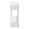 thumbnail image 5 of Baxton Studio Garvey Modern Metal Console Table, Drawer Included, White, 5 of 9