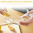 thumbnail image 4 of Lemon Lime Squeezer Manual Lemon Squeezer Handheld Fish Shaped Lime Juicer Acrylic Transparent Fruit Juicer Portable Lemon Squeezer for Orange Lemon Lime Pomegranate Kitchen Gadget, 4 of 5