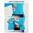 thumbnail image 6 of baleaf Women's UPF 50+ Sun Shirt Lightweight Crop Glacier Blue S, 6 of 6