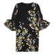 thumbnail image 1 of Alfani Vestido acampanado con mangas escalonadas para mujer, Amarillo, 6, 1 of 2