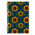 thumbnail image 7 of FORMRS 1-Subject Spiral Notebook 8" x 5" College Ruled 60 Refillable Sheet A5 Hard Cover, 2 Pack, Blue Art Sunflowers, 7 of 7