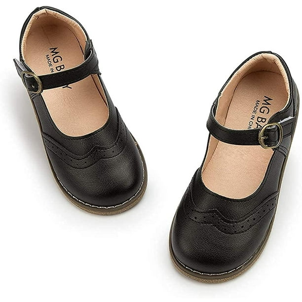 Toddler Little Girl Mary Jane Dress Shoes Ballet Flats for Girl Party