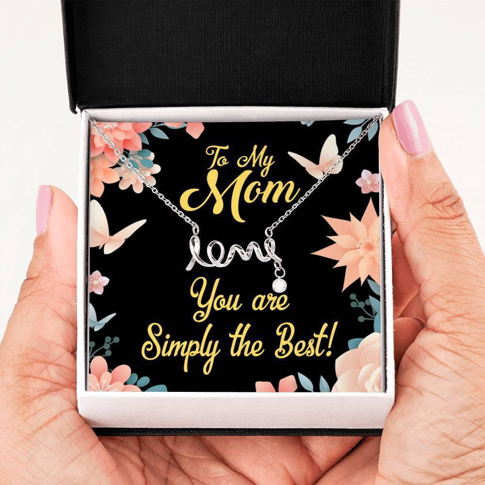 Express Your Love Gifts Simply the Best Meaningful Mom Gift, Scripted