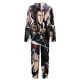 thumbnail image 5 of Kids Bleach Onesie Pajamas Zip Up One Piece Hooded Sleepwear Fleece Jumpsuits for Boys Girls, 5 of 7