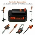 thumbnail image 2 of 2 Packs 3.6Ah 40 Volt LBX2540 Battery and LCS40 Charger Compatible with Black and Decker 40V Lithium ion Batteries LBX1540 LBX2040 LBX2540 LBXR36 LBXR2036 LBX36, 2 of 15