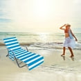 thumbnail image 3 of Beach Chair Cover Microfiber Beach Towel Beach Chair Cover Pool Patio Chaise Lounge Chair Cover with Pockets, 3 of 8