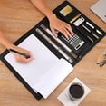 thumbnail image 2 of Jesscasday Conference Folder with Clipboard Document Organizers 4 Rings Clipboard Folder, 2 of 15