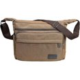 thumbnail image 1 of Bolso bandolera XCF impermeable de lona con múltiples bolsillos para hombre café, 1 of 4