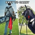 thumbnail image 4 of Cepillo para palos de golf, limpiador de ranuras, cepillo para toalla de golf, accesorios de golf, cómodo Rojo, 4 of 9