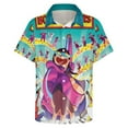 thumbnail image 3 of Bob's Burgers Mens Hawaiian Shirt Summer Casual Short Sleeve Button Down Beach Shirts, 3 of 7