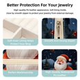 thumbnail image 3 of Santa Claus Portable Square Jewelry Box Earrings Necklaces Bracelets Organizer for Girls and Women, 3 of 6