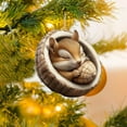 thumbnail image 1 of 3PC Christmas Decoration Christmas Tree Pendant 2D Flat Print Acrylic Small Pendant, 1 of 6