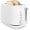white, variant on Toaster 4 Slice, Retro Stainless Steel Wide Slot Toaster with Dual Independent Controls, 6 Browning Levels, Bagel, Defrost, Reheat & Cancel, Removable Crumb Tray, White