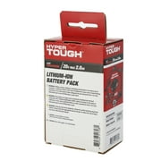 (2 pack) Hyper Tough 20V Max 2.0Ah Lithium-Ion Rechargeable Battery, New Condition