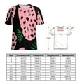 thumbnail image 2 of Leopard Print Pattern T Shirts Basic T-Shirt Short Sleeve Ladies Tee Shirt Summer Graphic Clothing, 2 of 6