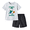 WMHLBST26A122, variant on HILEELANG 2-7T Toddler/Little Boys Dino ROAR Graphic 100% Cotton 2-Piece Outfit Set Size 4T