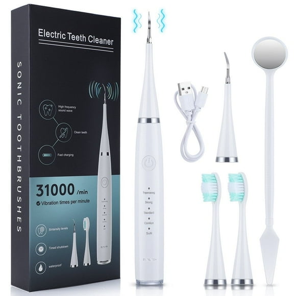 Estbridge Plaque Remover for Teeth  Teeth Cleaning Kit with Sonic Tooth Cleaner  Tartar Remover for Teeth  Dental Calculus Remover  Dental Care for Adult