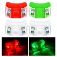 thumbnail image 2 of 12 luces LED de navegación para barco para yates, caza, motos, pesca nocturna (rojo, verde, blanco), 2 of 5