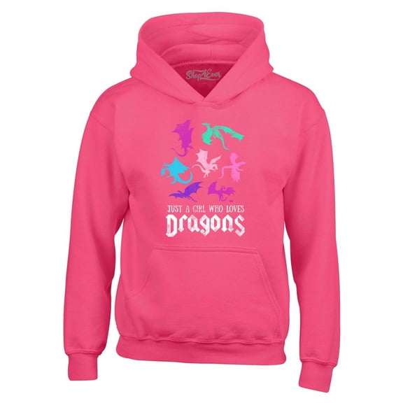 Just A Girl Who Loves Dragons Hoodie Sweatshirts
